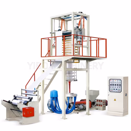 Oversea After Sales New Design PE LDPE HDPE PLA Plastic Extruder Plastics Bag Single Layer Double Layer Three Layer Extruder Biodegradable Film Blowing Machine
