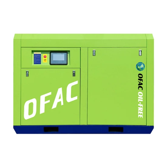 2023 Hot Ofac 22kw 30HP 8bar IP55 Direct Drive Oil-Free Screw Air Compressor for Industrial