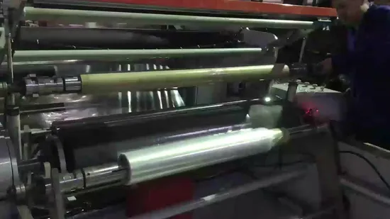 Cheap and Good Three Layers Co-Extruding Rotary Die-Head Film Blowing Machine