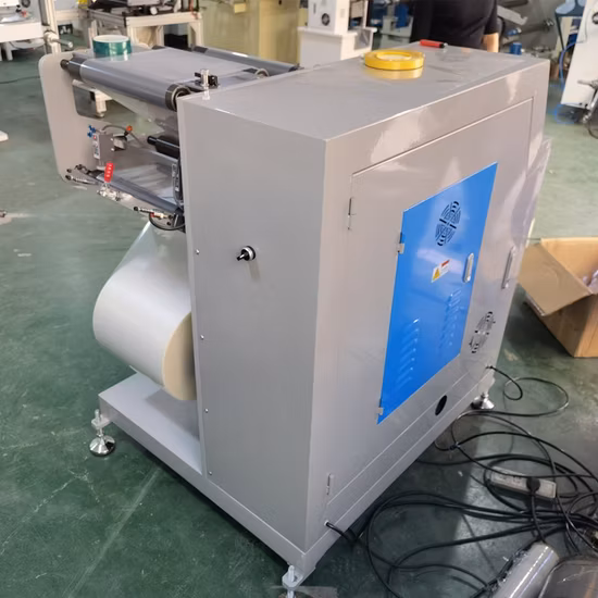 800 X 1300mm Small Coil Paper Slitting Line Stretch Film Rewinder Machine