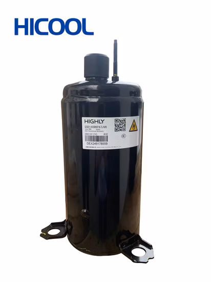 Highly Brand R22/R410A/R32 50Hz/60Hz 220V /208/ DC Inverter Rotary Compressor