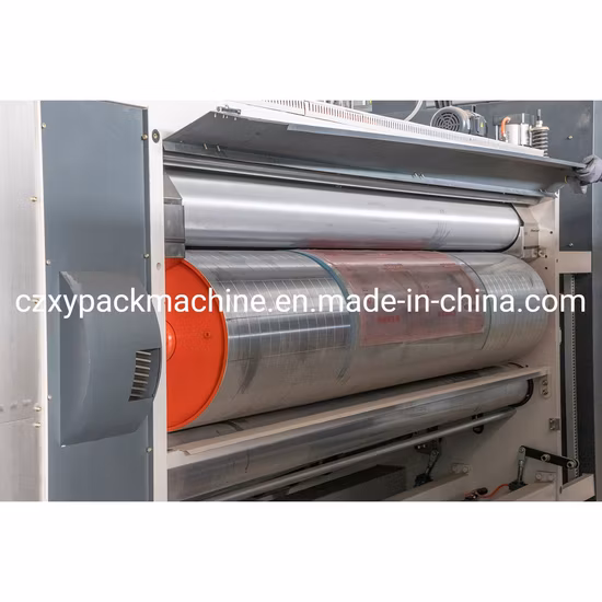 Auto Flexo Printer Printing Cutting Packing Packaging Corrugated Carton Box Making Machine