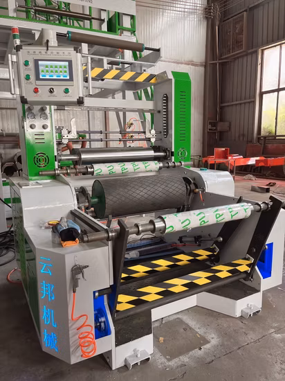 High Speed Biodegradable PLA Pbat Film Extruder Blown Extrusion Line Plastic Film Blowing Machine Film Slitting Machine Price for LLDPE LDPE and HDPE